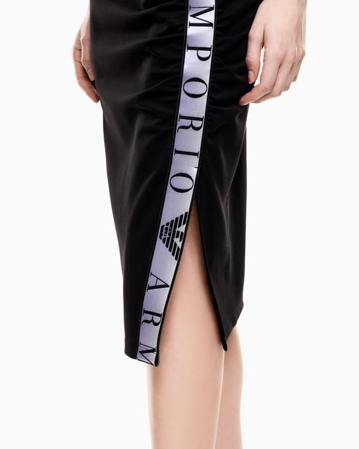 EA7 Black Dynamic Athlete Long Skirt