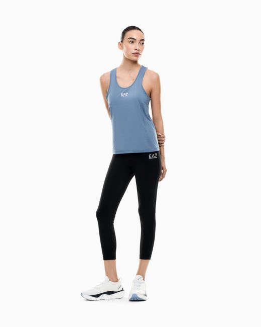 EA7 Blue Dynamic Athlete Tank Top