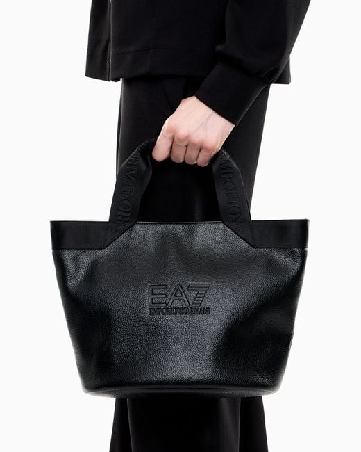 EA7 Blue Tote Bag