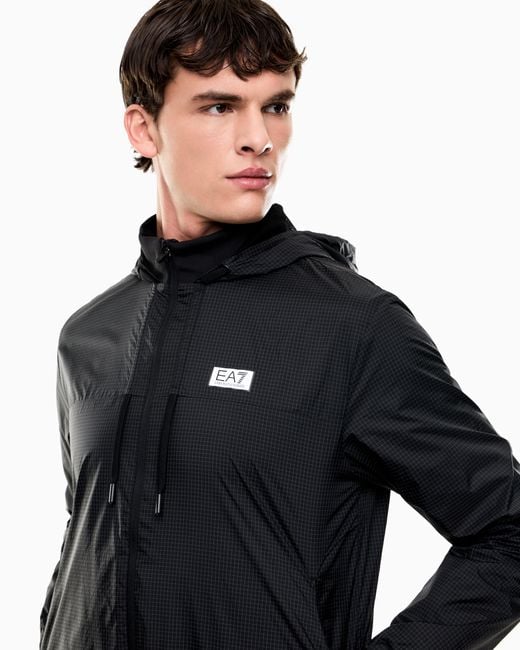 EA7 Black Dynamic Athlete Tracksuit for men