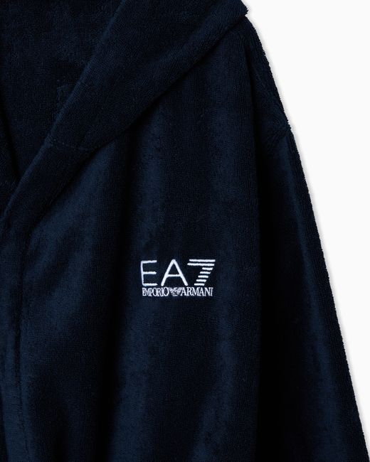 Accappatoio di EA7 in Blue da Uomo