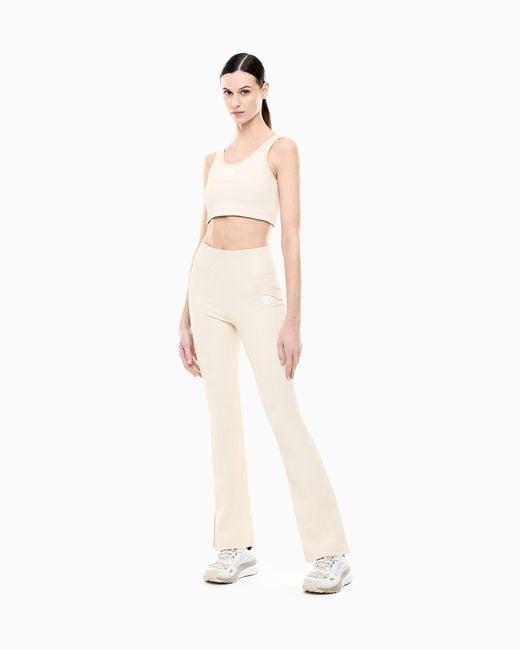 EA7 White Dynamic Athlete Leggings