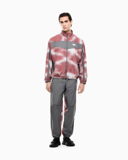 EA7 Red Dynamic Athlete Tracksuit for men