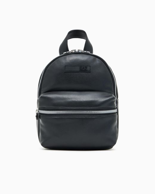 EA7 Blue Winter Mix Mini Backpack