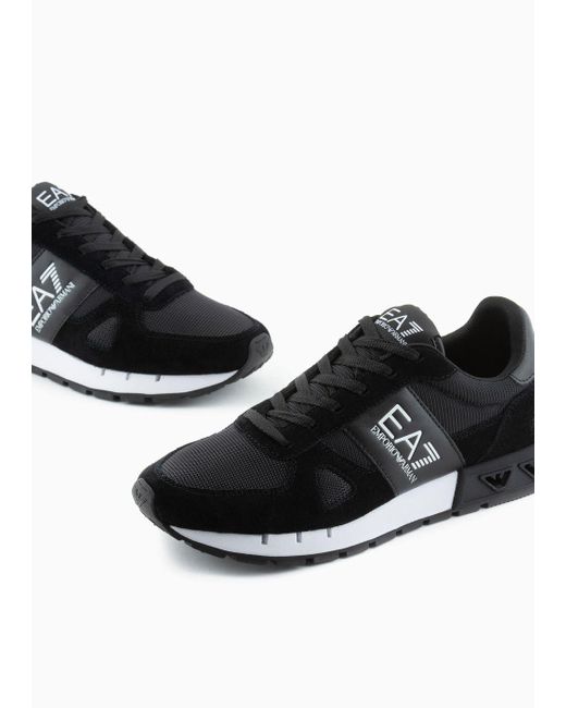EA7 Black &white Sneaker Legacy