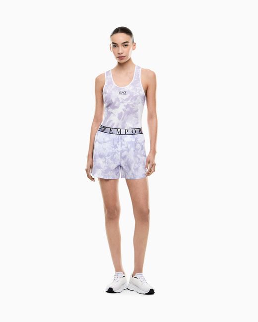 EA7 White Dynamic Athlete Tank Top
