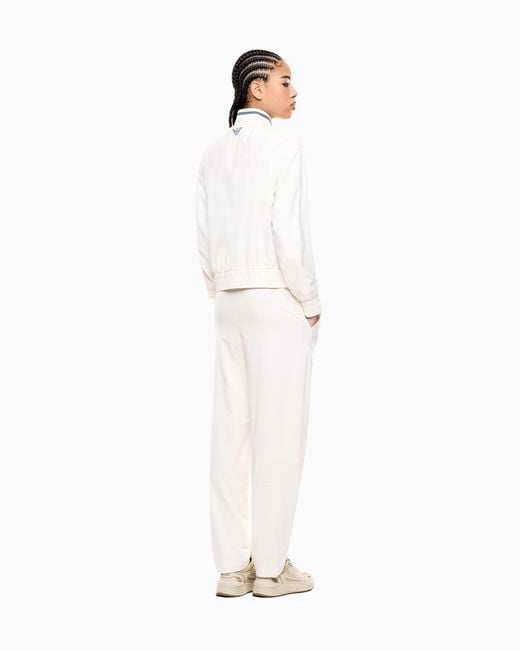 EA7 White Tennis Pro Tracksuit
