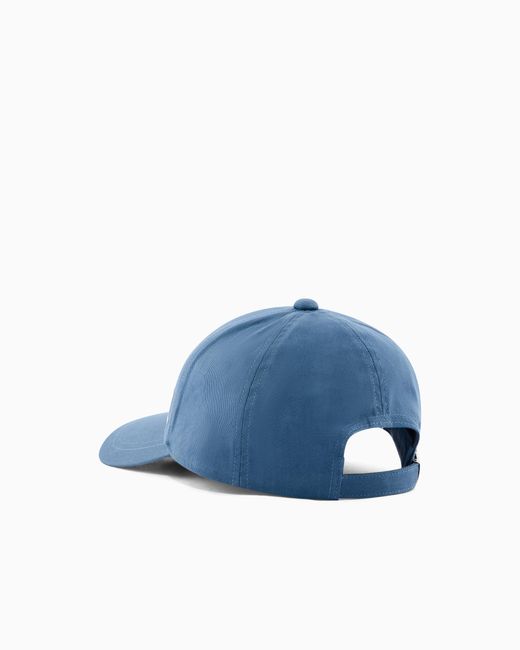 EA7 Blue Baseballcap Baumwolle Verstellbarem Verschluss Caps U