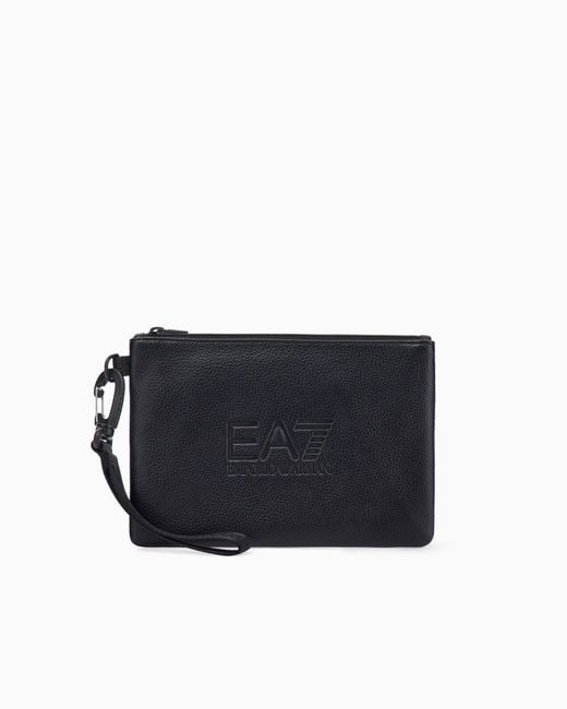 EA7 Black Handbag Pouch Regular Fit