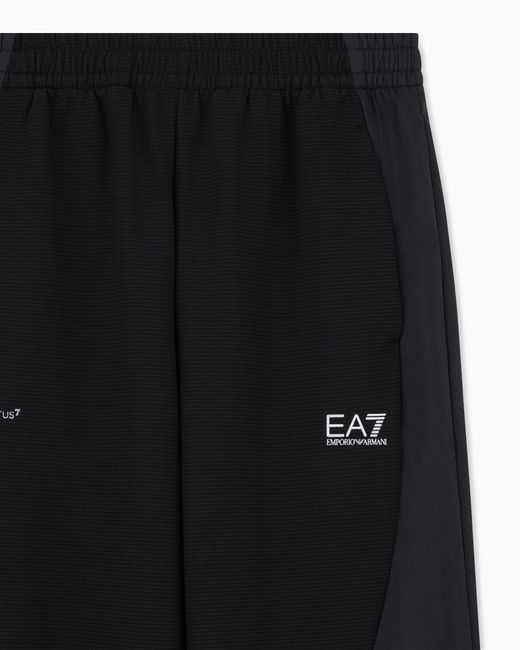 EA7 Black Tracksuit Ventus 7 Regular Fit for men
