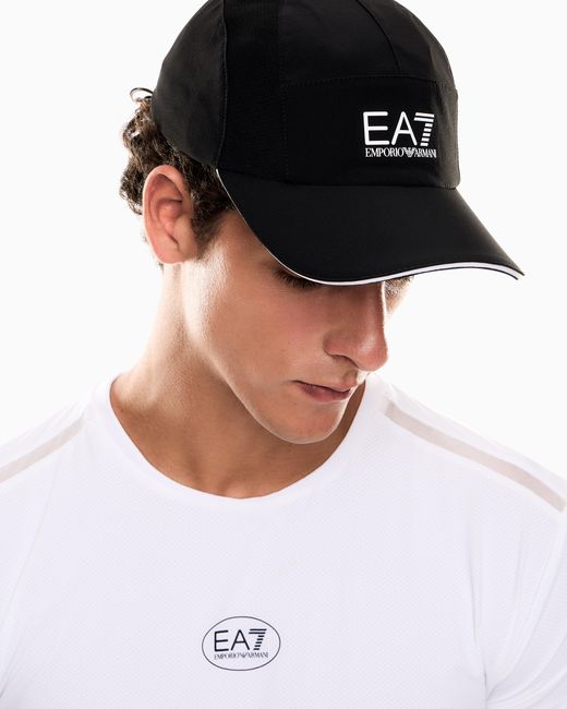 EA7 Black Outdoor Cap