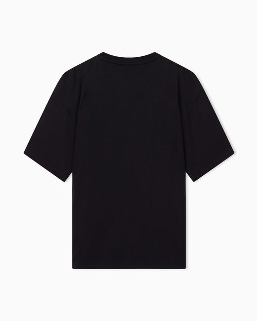 EA7 Black T-Shirt Short-Sleeve Oversized