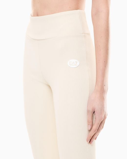 EA7 White Dynamic Athlete Leggings