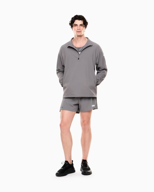 EA7 Gray Dynamic Athlete Sweatshirt for men