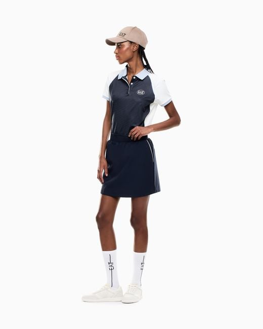 EA7 Blue Golf Pro Skirt
