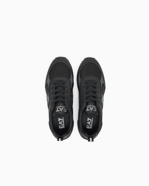EA7 Black Sneakers And Carbon