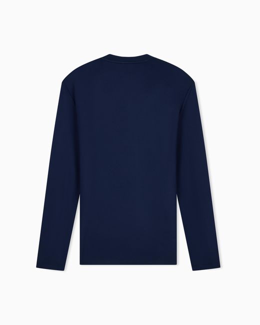 EA7 Blue Regular Fit T-Shirt Premium Label for men