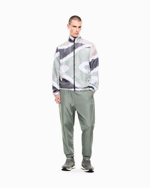 EA7 Blue Tennis Pro Girl Tracksuit for men