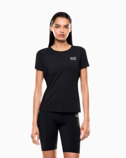 EA7 Black T-Shirt Vigor7 Slim Fit