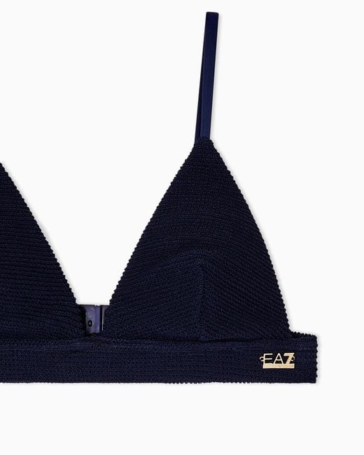 EA7 Blue Triangle Bikini