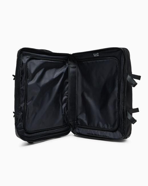 EA7 Black Rolling Cabin Trolley