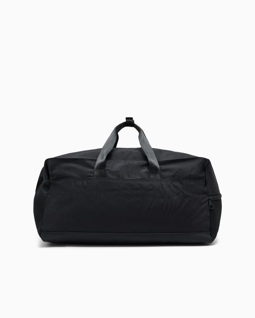 EA7 Black Gym Bag With Outside Coating