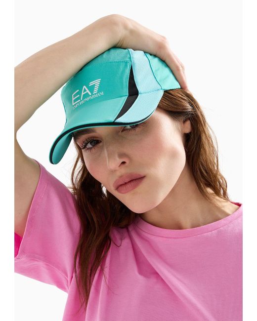 Cappello Baseball Tennis Pro In Cotone di EA7 in Blue