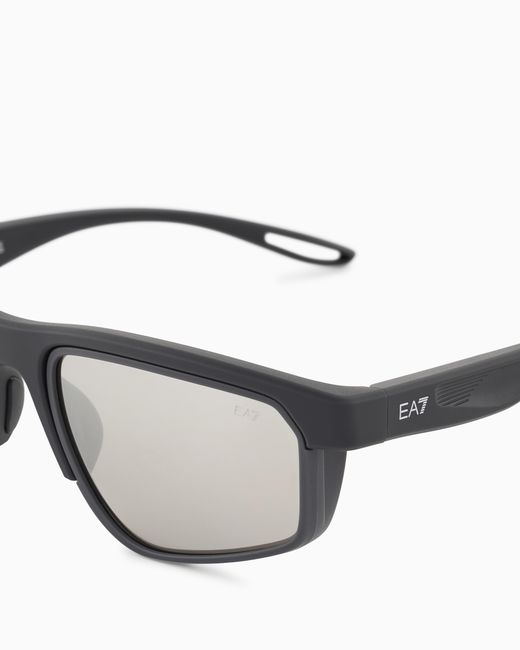 EA7 Sonnenbrille Vyron in White für Herren