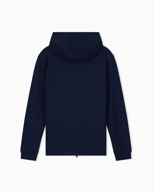 EA7 Blue Sweatshirt Premium Label Regular Fit Viscose Blend for men