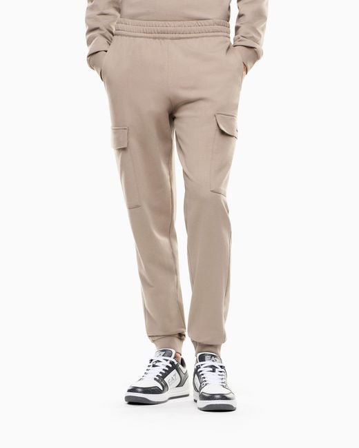 EA7 Natural Utility Trousers Core Identity for men