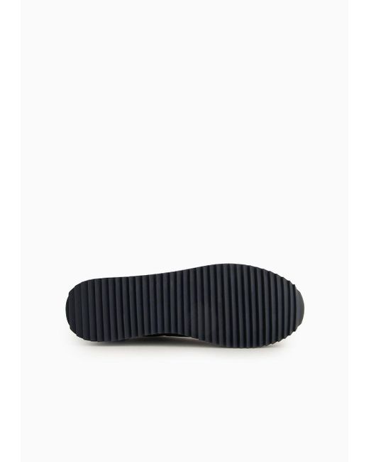 Sneakers Black & White Cordura di EA7 in Blue