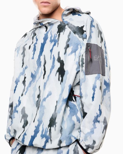 EA7 Blue Dynamic Athlete Jacket for men