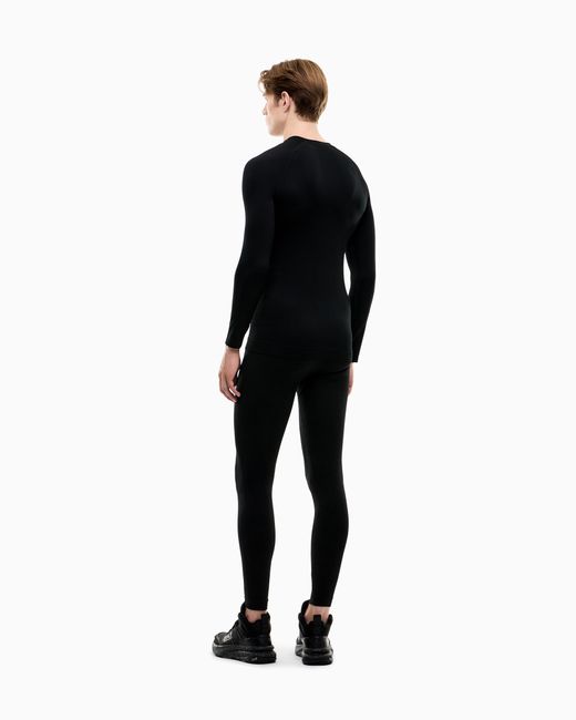 EA7 Black Technical Ski Intimates Set
