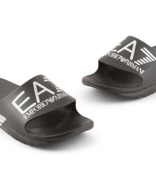 Slides di EA7 in White da Uomo