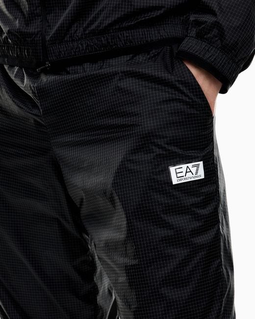 EA7 Black Dynamic Athlete Tracksuit for men