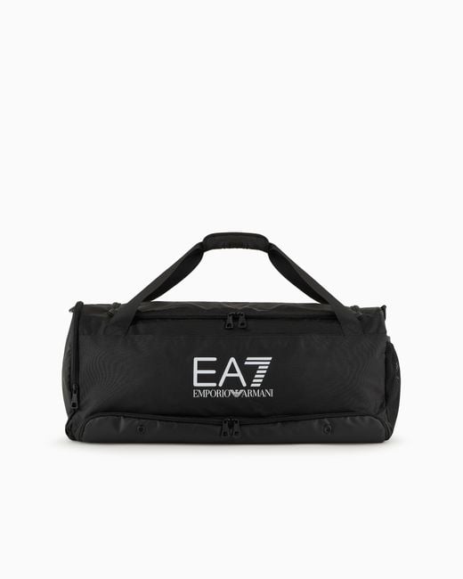 Borsone Con Maxi Logo di EA7 in Black