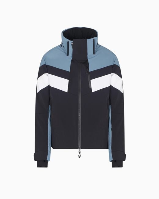 EA7 Blue Technical Ski Jacket for men