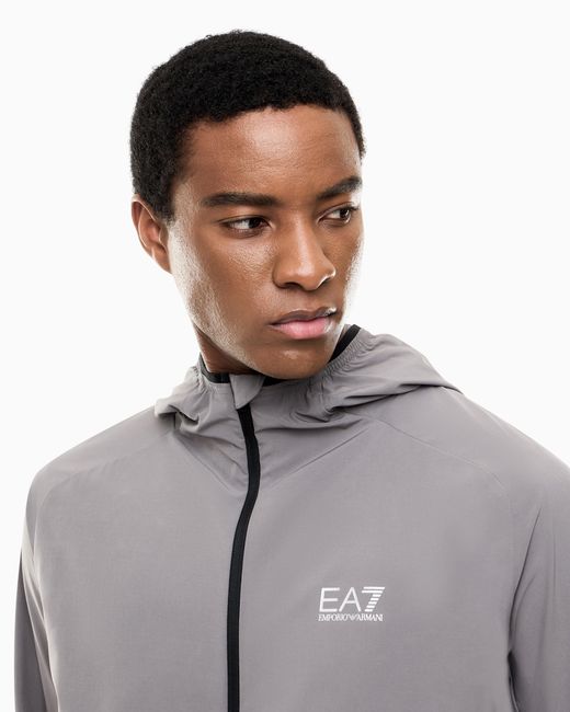 EA7 Gray Regular Fit Sweatshirt Ventus 7 for men