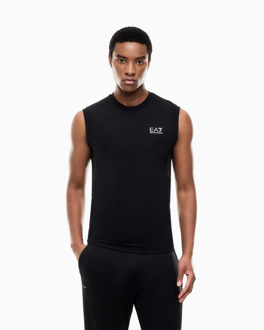 EA7 Black Tank Vigor 7 Slim Fit for men