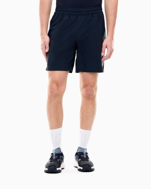 EA7 Blue Shorts Tennis Pro With Ventus7 Technology for men