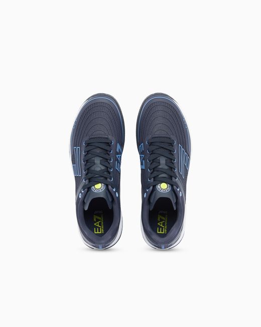 EA7 Blue Tennis Sneaker
