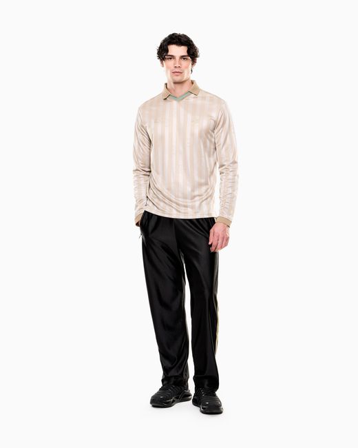 EA7 Natural Soccer Polo Shirt for men