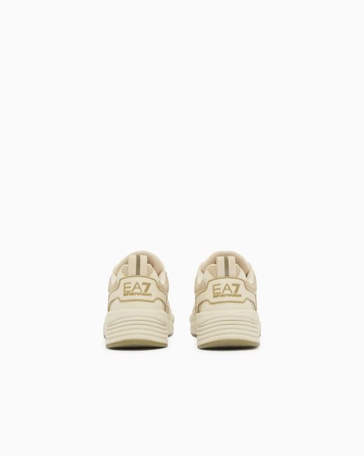 EA7 White Ace Runner Special Sneakers