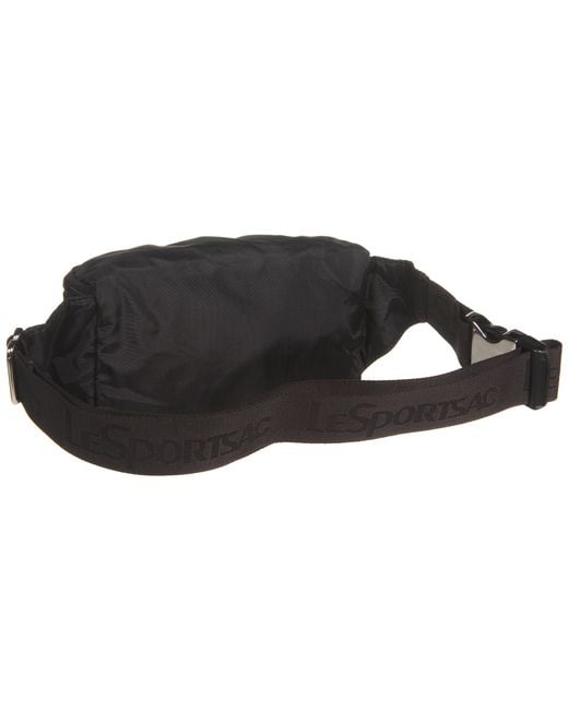 LeSportsac Black Double Zip Belt Bag