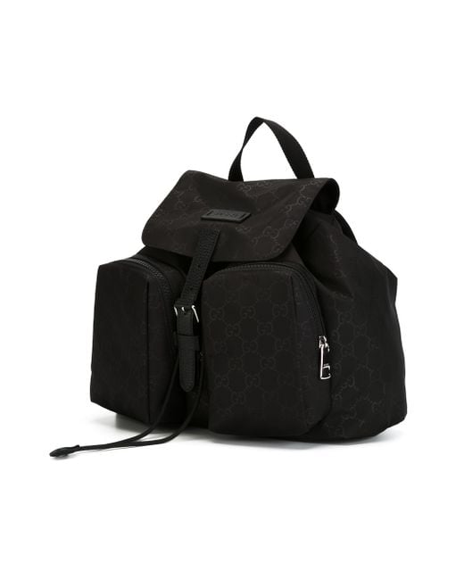 Gucci Black Nylon Backpack