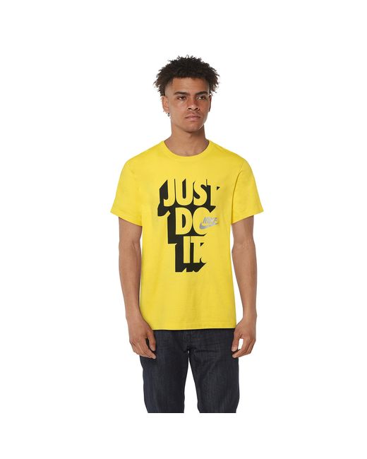 yellow nike shirt men
