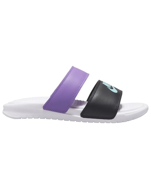 nike benassi violet