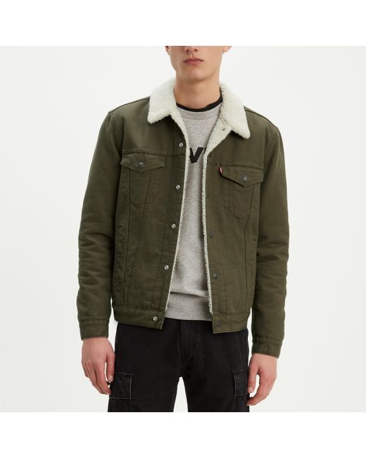 Levi's Sherpa Trucker Denim Jacket in 