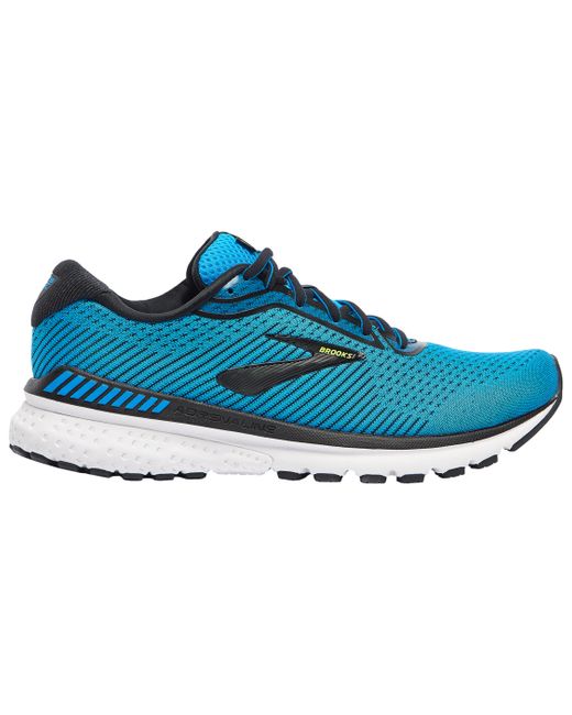 Brooks Adrenaline GTS 20 Knit - Mens Running Shoes - Grey/White/Blackened Pearl | Sportitude Running