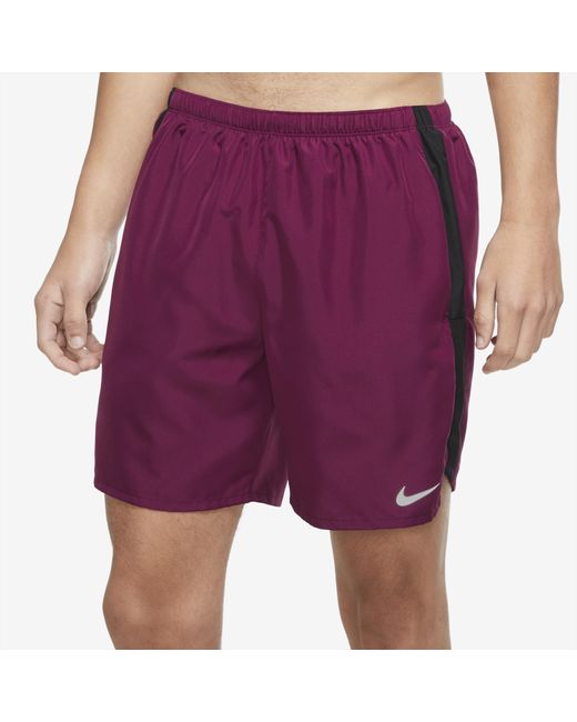Nike Synthetic Df Challenger 7bf Shorts in Purple for Men Lyst